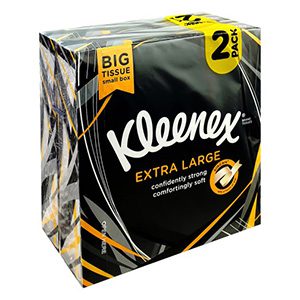 These XL-size tissues are comfortingly soft and strong, with a touch of silk to care for your skin