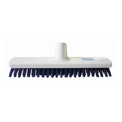 Quality hygiene scrubbing broom manufactured to ‘food safe’ standards. This broom is ideal scrubbing surfaces and also tiled floors